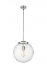  221-1S-SN-G204-14 - Beacon - 1 Light - 16 inch - Brushed Satin Nickel - Cord hung - Pendant