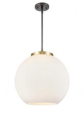 Innovations Lighting 221-3S-BAB-G121-16-LED - Athens - 3 Light - 16 inch - Black Antique Brass - Cord hung - Pendant