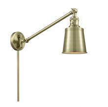  237-AB-M9-AB - Addison - 1 Light - 8 inch - Antique Brass - Swing Arm