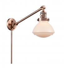  237-AC-G321 - Olean - 1 Light - 9 inch - Antique Copper - Swing Arm