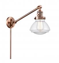  237-AC-G322 - Olean - 1 Light - 9 inch - Antique Copper - Swing Arm