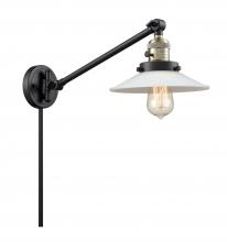  237-BAB-G1 - Halophane - 1 Light - 9 inch - Black Antique Brass - Swing Arm