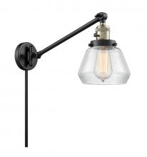  237-BAB-G172 - Fulton - 1 Light - 8 inch - Black Antique Brass - Swing Arm