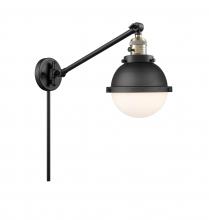  237-BAB-HFS-61-BK - Hampden - 1 Light - 7 inch - Black Antique Brass - Swing Arm