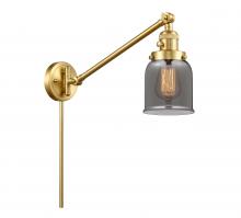 Innovations Lighting 237-SG-G53 - Bell - 1 Light - 8 inch - Satin Gold -Adjustable Swing Arm