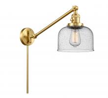  237-SG-G74 - Bell - 1 Light - 8 inch - Satin Gold - Swing Arm