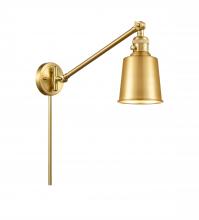  237-SG-M9-SG - Addison - 1 Light - 8 inch - Satin Gold - Swing Arm