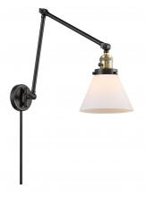  238-BAB-G41 - Cone - 1 Light - 8 inch - Black Antique Brass - Swing Arm