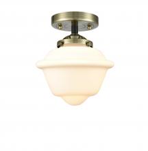  284-1C-BAB-G531-LED - Oxford - 1 Light - 8 inch - Black Antique Brass - Semi-Flush Mount