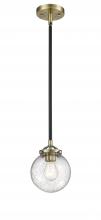  284-1S-BAB-G204-6 - Beacon - 1 Light - 6 inch - Black Antique Brass - Cord hung - Mini Pendant