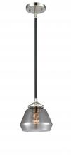  284-1S-BPN-G173 - Fulton - 1 Light - 7 inch - Black Polished Nickel - Cord hung - Mini Pendant