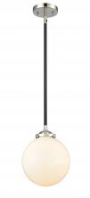  284-1S-BPN-G201-8-LED - Beacon - 1 Light - 8 inch - Black Polished Nickel - Cord hung - Mini Pendant