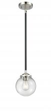  284-1S-BPN-G202-6 - Beacon - 1 Light - 6 inch - Black Polished Nickel - Cord hung - Mini Pendant