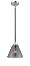  284-1S-BPN-G43-LED - Cone - 1 Light - 8 inch - Black Polished Nickel - Cord hung - Mini Pendant