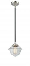  284-1S-BPN-G532 - Oxford - 1 Light - 8 inch - Black Polished Nickel - Cord hung - Mini Pendant