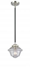  284-1S-BPN-G534 - Oxford - 1 Light - 8 inch - Black Polished Nickel - Cord hung - Mini Pendant