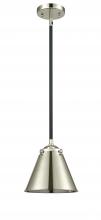  284-1S-BPN-M13-PN - Appalachian - 1 Light - 8 inch - Black Polished Nickel - Cord hung - Mini Pendant