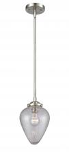  284-1S-SN-G165 - Geneseo - 1 Light - 7 inch - Brushed Satin Nickel - Cord hung - Mini Pendant