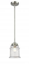  284-1S-SN-G184 - Canton - 1 Light - 6 inch - Brushed Satin Nickel - Cord hung - Mini Pendant