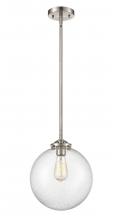  284-1S-SN-G204-10 - Beacon - 1 Light - 10 inch - Brushed Satin Nickel - Cord hung - Mini Pendant