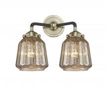  284-2W-BAB-G146-LED - Chatham - 2 Light - 14 inch - Black Antique Brass - Bath Vanity Light