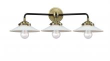 Innovations Lighting 284-3W-BAB-G1-LED - Halophane 3 Light Bath Vanity Light