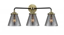  284-3W-BAB-G63 - Cone - 3 Light - 24 inch - Black Antique Brass - Bath Vanity Light