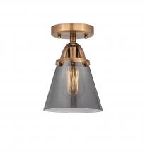 Innovations Lighting 288-1C-AC-G63-LED - Cone - 1 Light - 6 inch - Antique Copper - Semi-Flush Mount