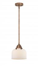 Innovations Lighting 288-1S-AC-G71-LED - Bell - 1 Light - 8 inch - Antique Copper - Stem hung - Mini Pendant