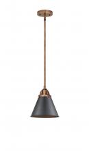  288-1S-AC-M13-BK - Appalachian - 1 Light - 8 inch - Antique Copper - Cord hung - Mini Pendant