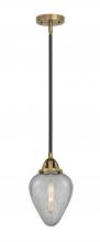  288-1S-BAB-G165 - Geneseo - 1 Light - 7 inch - Black Antique Brass - Cord hung - Mini Pendant