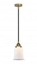  288-1S-BAB-G181 - Canton - 1 Light - 6 inch - Black Antique Brass - Cord hung - Mini Pendant