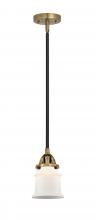  288-1S-BAB-G181S - Canton - 1 Light - 5 inch - Black Antique Brass - Cord hung - Mini Pendant