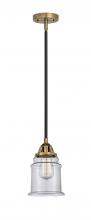  288-1S-BAB-G182 - Canton - 1 Light - 6 inch - Black Antique Brass - Cord hung - Mini Pendant