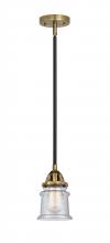  288-1S-BAB-G184S - Canton - 1 Light - 5 inch - Black Antique Brass - Cord hung - Mini Pendant