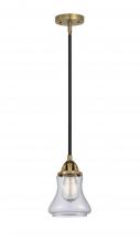  288-1S-BAB-G192 - Bellmont - 1 Light - 6 inch - Black Antique Brass - Cord hung - Mini Pendant