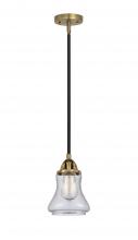 Innovations Lighting 288-1S-BAB-G194-LED - Bellmont - 1 Light - 6 inch - Black Antique Brass - Cord hung - Mini Pendant