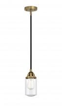  288-1S-BAB-G314 - Dover - 1 Light - 5 inch - Black Antique Brass - Cord hung - Mini Pendant