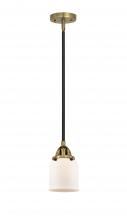  288-1S-BAB-G51 - Bell - 1 Light - 5 inch - Black Antique Brass - Cord hung - Mini Pendant