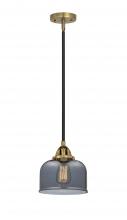  288-1S-BAB-G73-LED - Bell - 1 Light - 8 inch - Black Antique Brass - Cord hung - Mini Pendant