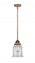  288-1S-BB-G182 - Canton - 1 Light - 6 inch - Brushed Brass - Cord hung - Mini Pendant