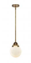 Innovations Lighting 288-1S-BB-G201-6-LED - Beacon - 1 Light - 6 inch - Brushed Brass - Cord hung - Mini Pendant