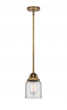  288-1S-BB-G52 - Bell - 1 Light - 5 inch - Brushed Brass - Cord hung - Mini Pendant