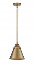  288-1S-BB-M13-BB - Appalachian - 1 Light - 8 inch - Brushed Brass - Cord hung - Mini Pendant