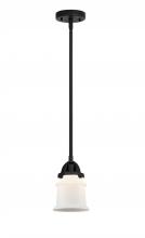  288-1S-BK-G181S - Canton - 1 Light - 5 inch - Matte Black - Cord hung - Mini Pendant