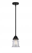  288-1S-BK-G182S - Canton - 1 Light - 5 inch - Matte Black - Cord hung - Mini Pendant