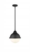  288-1S-BK-HFS-81-BK - Hampden - 1 Light - 9 inch - Matte Black - Cord hung - Mini Pendant