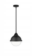  288-1S-BK-HFS-82-BK - Hampden - 1 Light - 9 inch - Matte Black - Cord hung - Mini Pendant