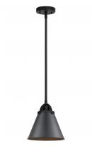  288-1S-BK-M13-BK - Appalachian - 1 Light - 8 inch - Matte Black - Cord hung - Mini Pendant