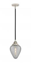  288-1S-BPN-G165 - Geneseo - 1 Light - 7 inch - Black Polished Nickel - Cord hung - Mini Pendant